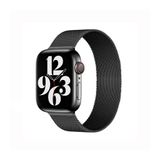 Pulseira De Milanese Para Apple Watch 42 / 44 / 45mm Preta - Gshield