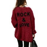 Cardigã Prettygarden Casual Solto Com Frente Aberta Para Mulheres