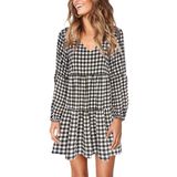 Camisa Feminina Amoretu Macia, Xadrez Estampada Em C, Tamanho Xxl