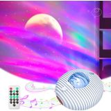 Aurora Star Projector Galaxy Projector Com Timer E Remot