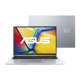 Notebook Asus Vivobook 16 X1605VA Intel Core i7-1355U 16GB RAM 512GB SSD Windows 11 Home Tela 16" IPS FHD Silver - MB763W