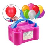 Super Inflador Elétrico Balão Compressor Bomba 2 Bicos 220v