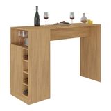 Bancada Balcão/mesa De Cozinha Com Adega Multimóveis Mp2144 Madeirado