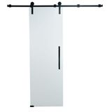 Porta Celeiro De Correr Branco Prime 210x70