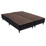 Base Box Queen Camurça 158x198x23cm Ortobom Preto