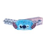 Kit Material Escolar Stitch 3 Estojos Grande Pequeno Pelúcia Guardar Canetas Lápis Borracha Tesoura