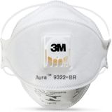 Máscara Respiratória Pff2 N95 Aura 9322 3m Branca