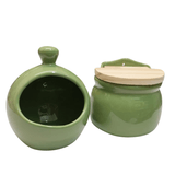 Saleiro + Porta Alho Em Cerâmica:dê Um Toque De Charme À Sua Cozinha!