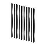 10 Porta Etiquetas Simples Preto New Plus/plus - Sa Gôndolas