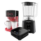 Kit Trio Click Cadence - Sanduicheira - Cafeteira - Liquidificador - 220v