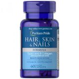 Hair Skin &amp; Nails 3000mcg (60 Capsulas) - Puritan&#39;s Pride