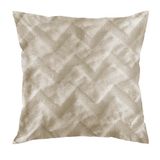Capa De Almofada Plush 43 X 43 - Jolitex Bege