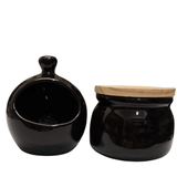 Saleiro + Porta Alho Em Cerâmica:dê Um Toque De Charme À Sua Cozinha!