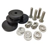 Kit Fixação Inox Universal Para Suporte Condensadora 1 Unidade