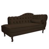 Divã Recamier Diana Lado Esquerdo 120 Cm Corano Corano Marrom