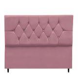 Cabeceira Estofada Cama Casal Queen Size 160 Cm Suede Nina