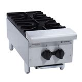 Fogão A Gás Industrial Baixa Pressão Americano 2 Bocas De Mesa Fa2m - Venâncio