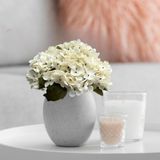 8 Mini Buquês De Hortênsia Artificial - Flores Artificiais Para Ambientes Modernos E Clássicos 26x22