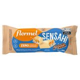 Barra De Amendoim Flormel Sensah! Cookies N&#39;cream Com Cobertura De Chocolate Branco 30g