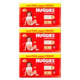 Kit 3 Fralda Huggies Supreme Care Max Xg 82 Unidades Cada