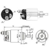 ZM2-381 AUTOMÁTICO DE PARTIDA JUMPER DUCATO BOXER 2002 Em diante BOSCH 2339305033 FIAT 77363816 BOSC