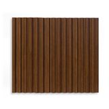 Painel Ripado De Poliestireno 12,2 Cm X 2,85 Unidades - Cedro