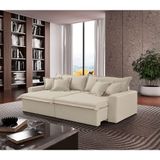 Sofá Montreal Linho 02 Módulos De 80cm B25cm Meu Sofá Online A302 Linho Branco