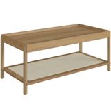Mesa De Centro Para Sala De Estar Pés Madeira Moss A03 Hanover Roble
