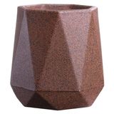 Conjunto De 5 Vasos Decorativo Para Plantas Mariana Marrom