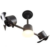 Ventilador De Teto Treviso Infinit Led Preto Controle Remoto