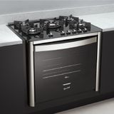 Fogão de Embutir Fischer 5 Bocas TC Gran Chef Gás com Dourador