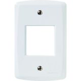 Placa Horizontal Lux 2 Postos Juntos 4 X 2 Branca - Tramontina