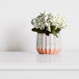 10 Buquês De Hortênsia Artificial 26x22 Mini Ramo De Flor Permanente Com Destalhes Realistas