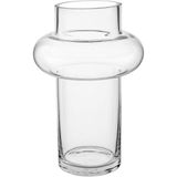Vaso Decorativo Enfeite Casa Home&amp;co Vidro 30x20x20cm Transparente