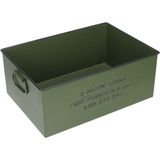 Caixa Decorativa Organizadora Home&amp;co Metal 12x30x21cm Verde