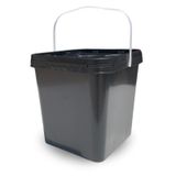Balde Quadrado De Plástico Resistente 16 Litros