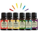 Kit Amor E Respeito 6 Essências Difusores 10ml Nattuaromas