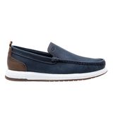 Sapato Democrata Easy Flop Pulse Ref 610101-2 Marinho/marrom 042