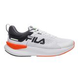 Tenis Fila Improve Branco/preto/laranja 042