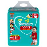 Fralda Infantil Pampers Pants Ajuste Total Tamanho Xxxg Com 54 Fraldas