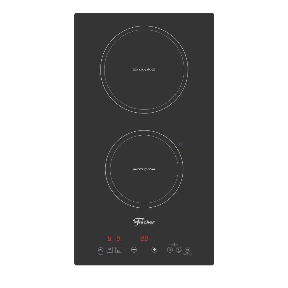 Cooktop De Indução 2 Bocas Fischer Vitrocerâmico