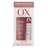 Kit Ox Nutre Shampoo 375ml E Condicionador 170ml