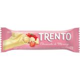 Chocolate Wafer Trento Sabor Cheesecake De Morango 29g