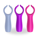Grant S-hande Vibrador Dupla Estimulação Pênis E Clitóris Com Bullet Vibratório 11,5cm X 3cm Recarregável Em Silicone