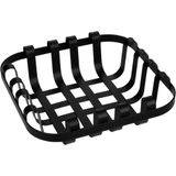 Fruteira Centro De Mesa Decorativo Home&amp;co Metal 5x19x19cm Preto