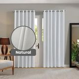 Cortina Blackout 100% Confort 4,2 X 2,3 Bella Janela Natural