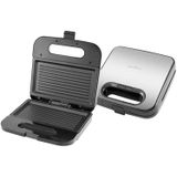 Sanduicheira/grill Britania 750w 220v Antiaderente - Inox/preta