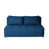 Sofá 2 Lugares Modular Soho Linho Azul Marinho