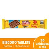 Biscoito Garoto Choco Biscuit Chocolate Ao Leite 78g - Embalagem Com 30 Unidades