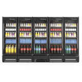 Refrigerador/ Expositor Vertical Conveniência Gcvr-2500 Cb Pr Gelopar - Preto 2492l Iluminação Led 0° A +7°c 220v Gelopar